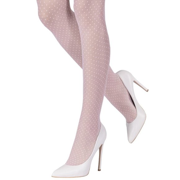 Emilio Cavallini 5619.1.88 All Over Dots Tights - Picture 1 of 1